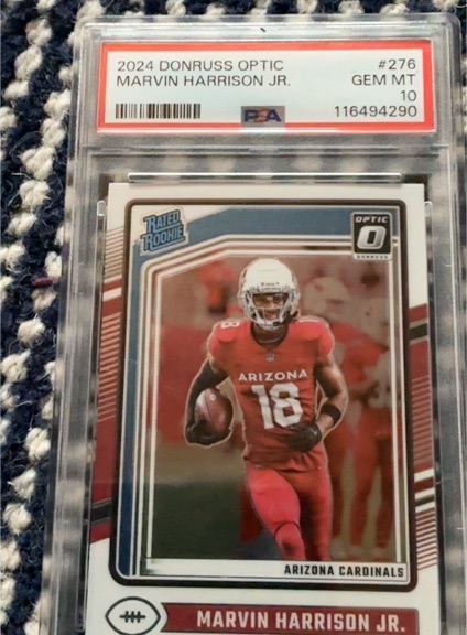 2024 Donruss Optic #276 Marvin Harrison Jr. — front