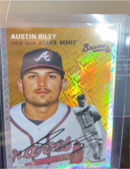 2023 Topps Chrome Platinum Anniversary #249 Austin Riley — front