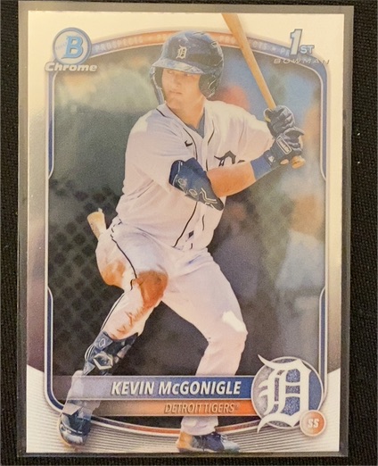 2025 Bowman Chrome #BCP-79 Kevin McGonigle — front