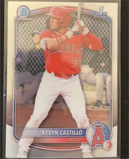 2025 Bowman Chrome #BCP-82 Kevyn Castillo — front
