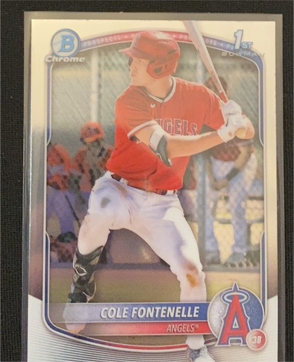 2025 Bowman Chrome Prospects #BCP-32 Cole Fontenelle — front