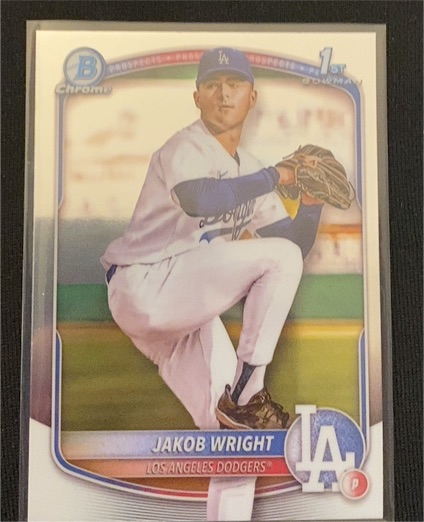 2025 Bowman Chrome #BCP-143 Jakob Wright — front