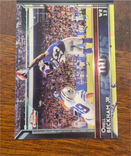 2015 Topps Chrome #18 Odell Beckham Jr. — front