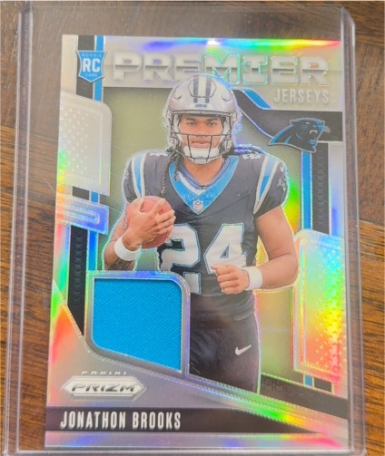 2024 Panini Prizm Premier Jerseys #PJ-JBS Jonathon Brooks — front