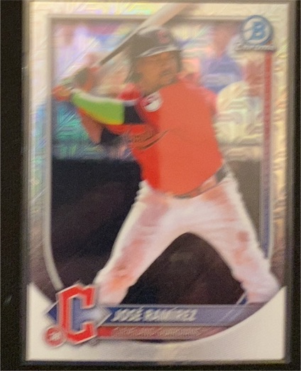 2025 Bowman Chrome Mojo Refractor #89 Jose Ramirez — front
