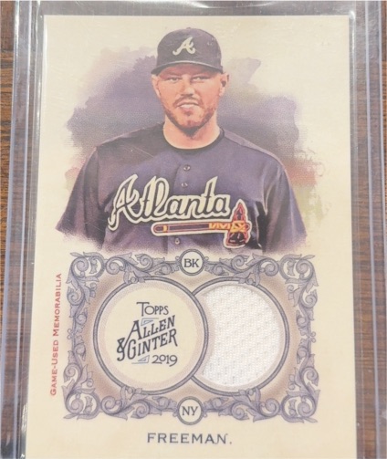 2019 Topps Allen & Ginter #FSRB-FF Freddie Freeman — front