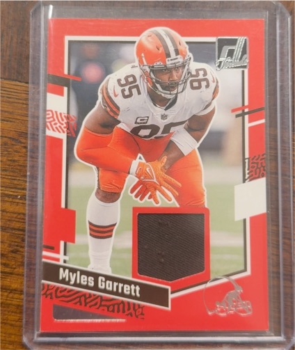 2023 Panini Donruss Threads #DTH-MG Myles Garrett — front