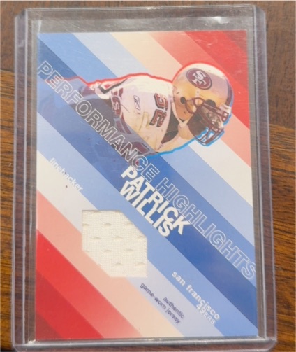 2008 Topps Performance Highlights Relics #THR-PW Patrick Willis — front