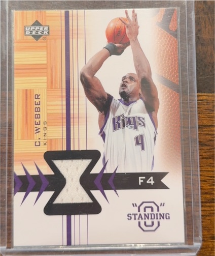 2003 Upper Deck Standing O #CW-PH Chris Webber — front