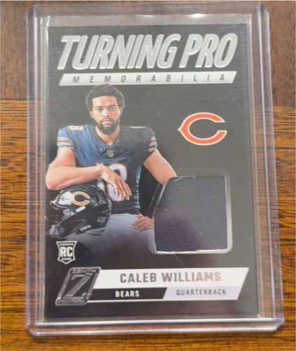 2024 Panini Zenith Turning Pro Memorabilia #TPM-CWS Caleb Williams — front