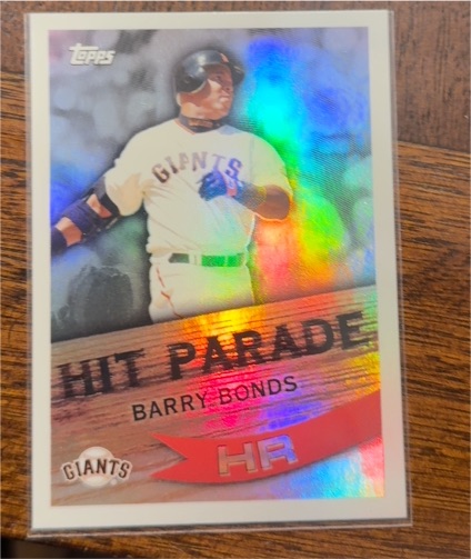 2007 Topps Hit Parade #HP1 Barry Bonds — front