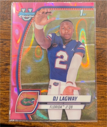 2024 Bowman Chrome University #63 DJ Lagway — front