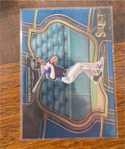 2023 Panini Select Diamond Level #276 Sterlin Thompson — front