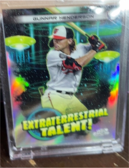 2023 Topps Cosmic Chrome #ET-6 Gunnar Henderson Extraterrestrial Talent — front