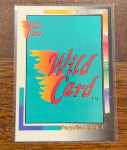 1992 Wild Card #1 Surprise Card — front