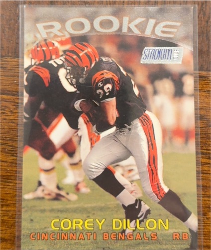 1997 Topps Stadium Club #191 Corey Dillon Rookie Cincinnati Bengals — front