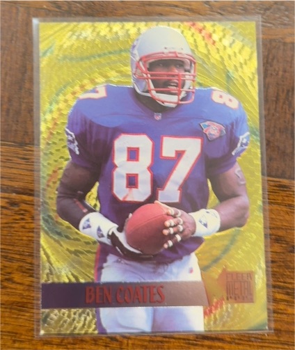 1995 Fleer Metal #4 Ben Coates Gold Blasters — front