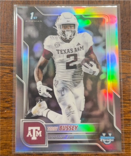 2025 Bowman University Chrome #89 Terry Bussey — front