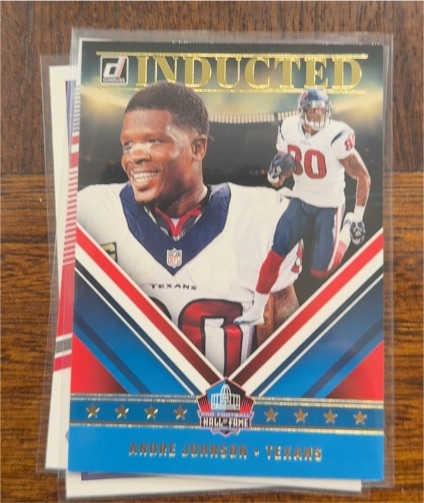 2024 Panini Donruss Inducted #I-AJ Andre Johnson — front