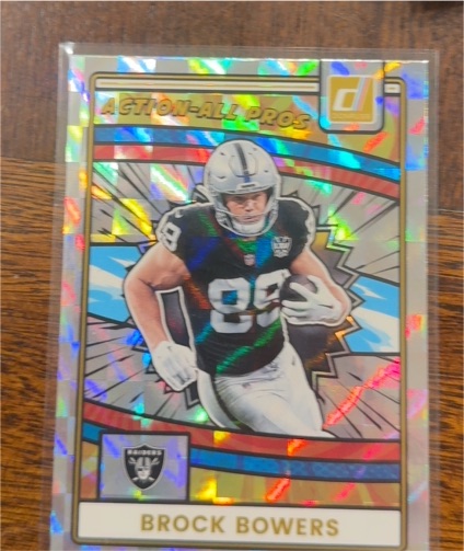 2025 Panini Donruss #AAP-BBO Brock Bowers Action-All Pros — front