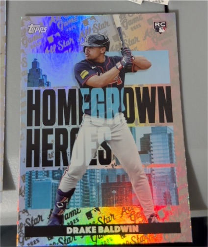2025 Topps All-Star Game #HH-20 Drake Baldwin Homegrown Heroes — front