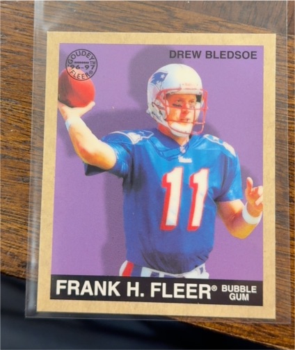 1997 Fleer Goudey #45 Drew Bledsoe — front