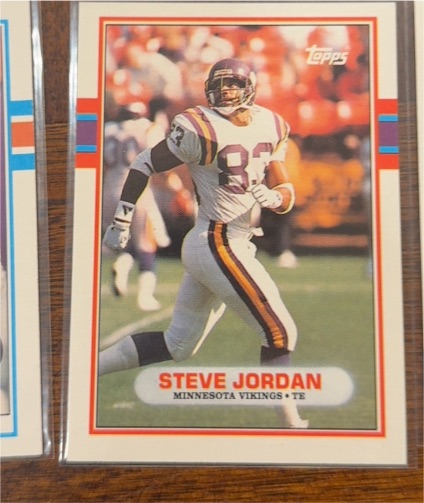 1989 Topps #81 Steve Jordan — front