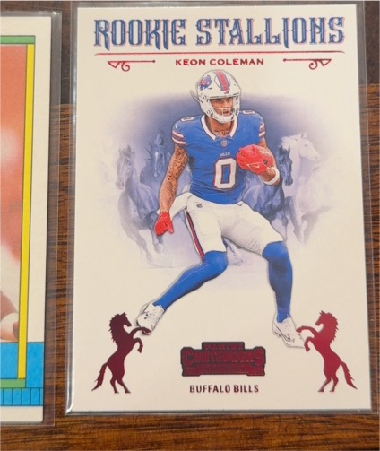 2024 Panini Contenders Rookie Stallions #19 Keon Coleman — front
