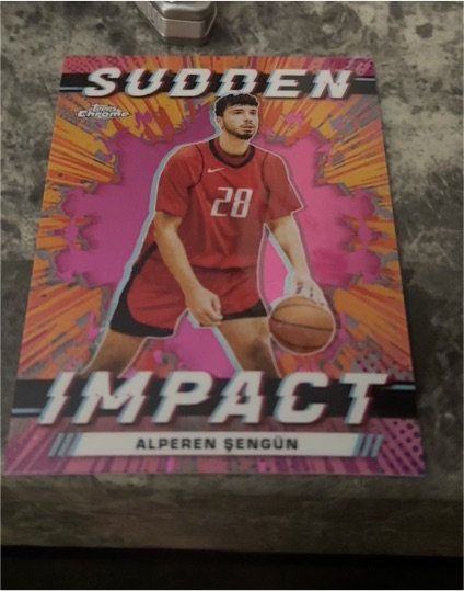 2023-24 Topps Chrome #SI-14 Alperen Sengun Sudden Impact — front