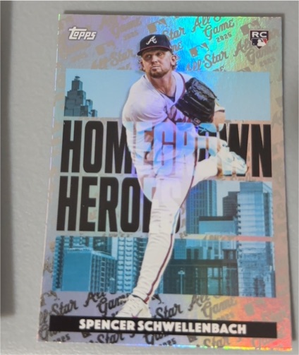 2025 Topps All-Star Game #HH-15 Spencer Schwellenbach Homegrown Heroes — front