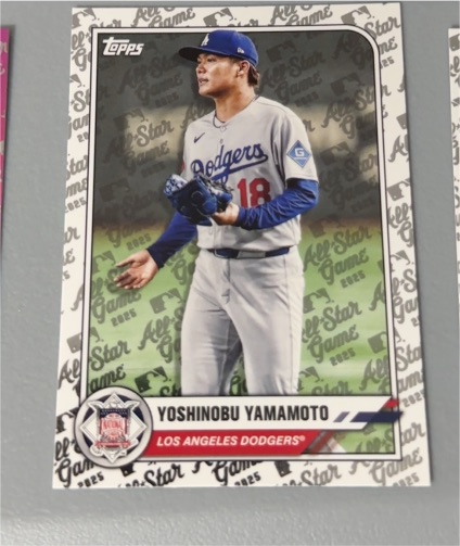 2025 Topps All-Star Game #27 Yoshinobu Yamamoto — front