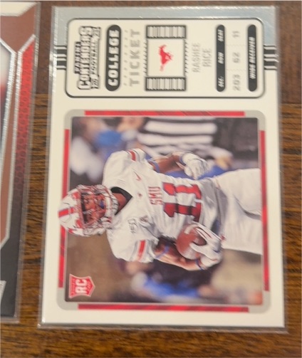 2023 Panini Chronicles Draft Picks Contenders College Ticket #18 Rashee Rice — front