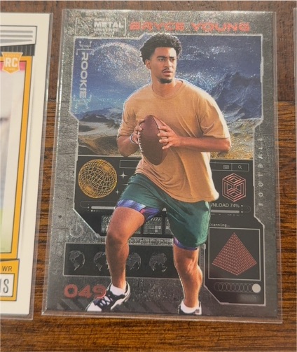 2023 Skybox Metal Universe Champions #049 Bryce Young Rookie — front