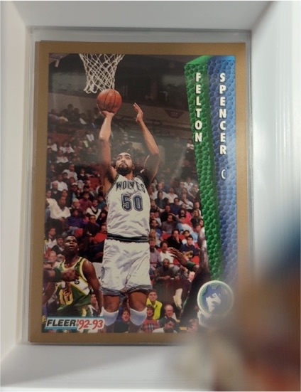 1992-93 Fleer #138 Felton Spencer — front