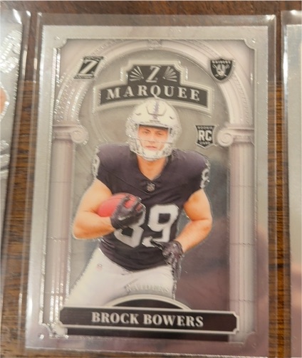 2024 Panini Zenith #8 Brock Bowers Z Marquee Rookie — front