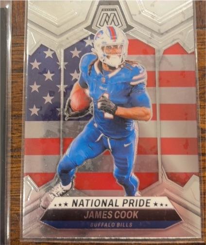 2024 Panini Mosaic #259 James Cook National Pride — front