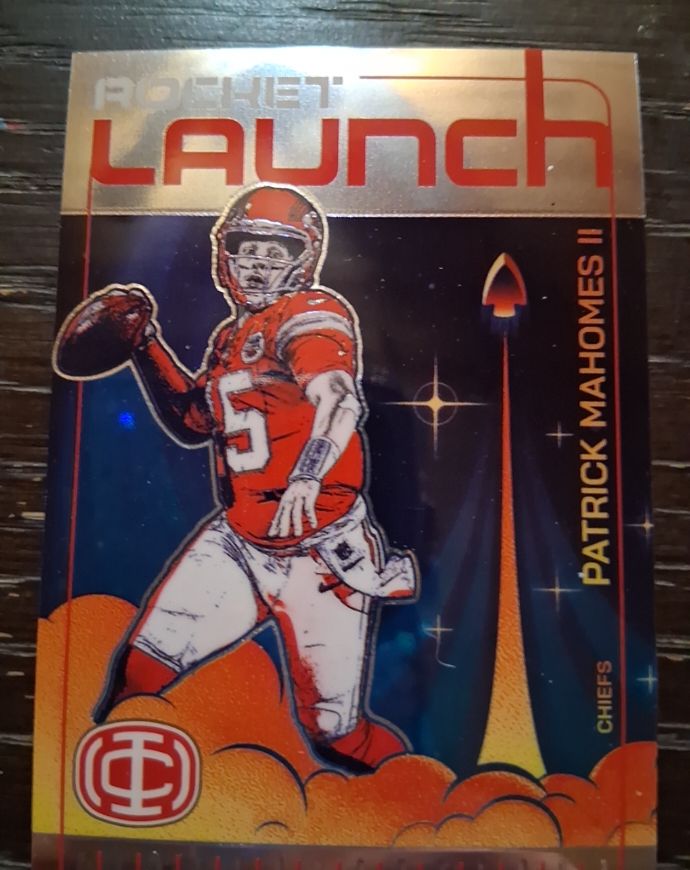 2025 Panini Authentically Mahomes Rocket Launch #RL-4 Patrick Mahomes II — front