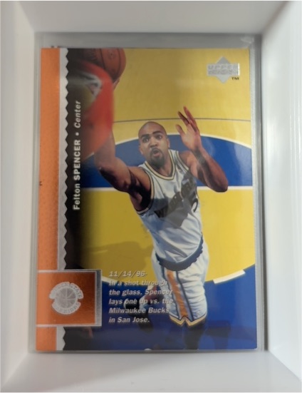 1996-97 Upper Deck #221 Felton Spencer — front