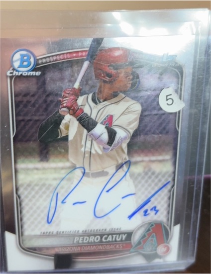 2025 Bowman Chrome #CPA-PC Pedro Catuy — front