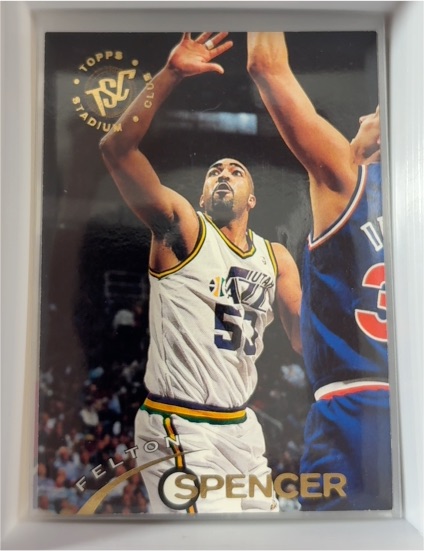 1994-95 Topps Stadium Club #267 Felton Spencer — front