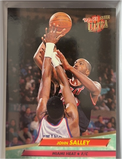 1992-93 Fleer Ultra #294 John Salley Miami Heat — front