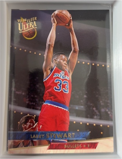 1993-94 Fleer Ultra #198 Larry Stewart — front