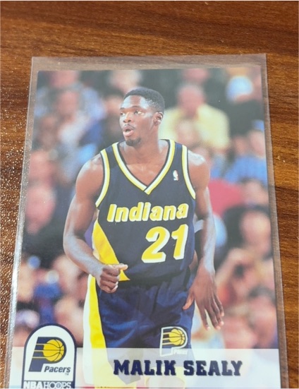 1993-94 NBA Hoops #91 Malik Sealy — front