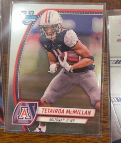 2024 Bowman Chrome University #170 Tetairoa McMillan — front
