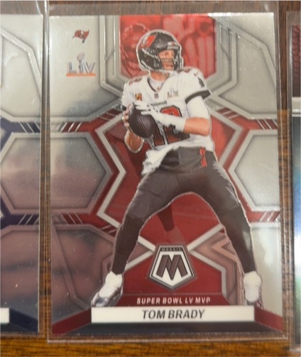 2022 Panini Mosaic #291 Tom Brady Super Bowl LV MVP — front