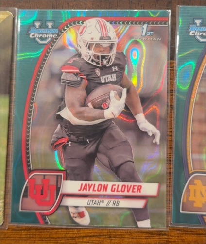 2024 Bowman University Chrome #97 Jaylon Glover — front