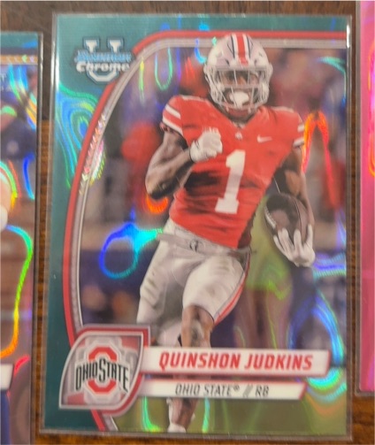 2024 Bowman University Chrome #145 Quinshon Judkins — front