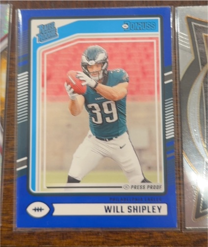 2024 Donruss #312 Will Shipley — front