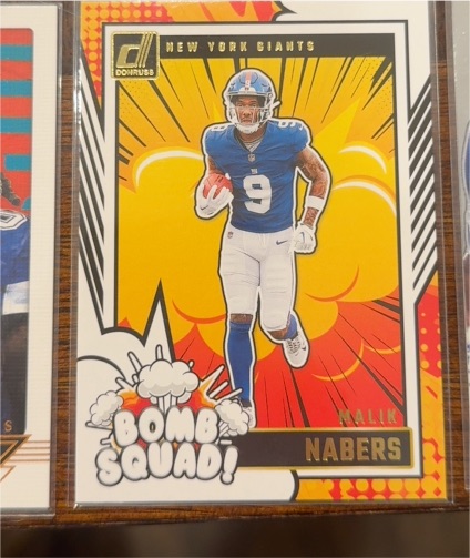 2024 Donruss #25 Malik Nabers Bomb Squad — front