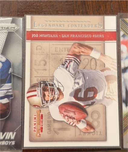 2021 Panini Contenders Legendary Contenders #Joe Montana — front